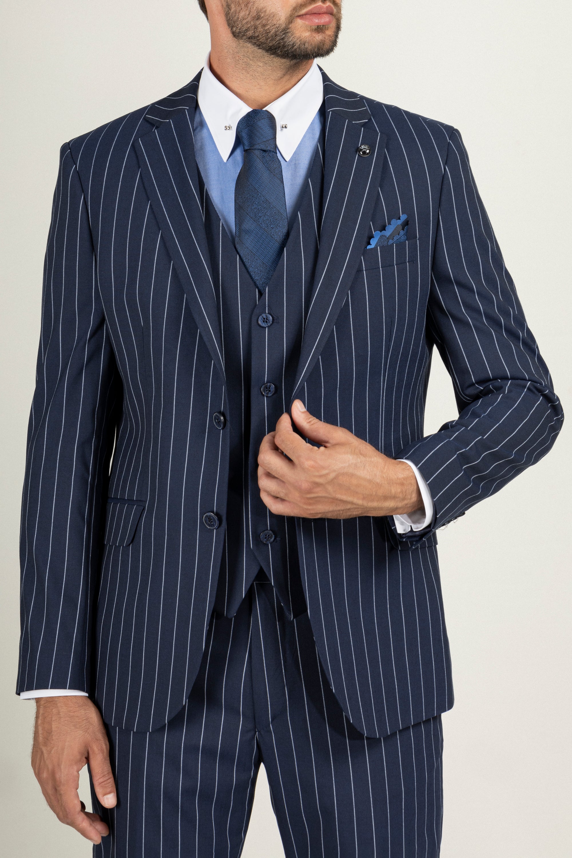 Buy Navy Blue 2P-Suit Sets for Men by VAN HEUSEN Online | Ajio.com